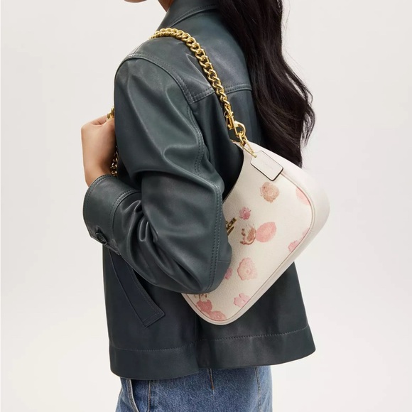 ❤️❤️❤️Coach Chunky Gold Chain shoulder bag metal strap 23"❤️❤️❤️ - Picture 8 of 9